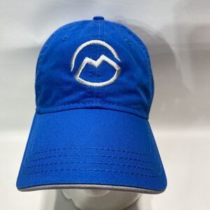 Magellan Outdoors Blue Strapback Hat Cap Adult Adjustable 100 Percent Cotton